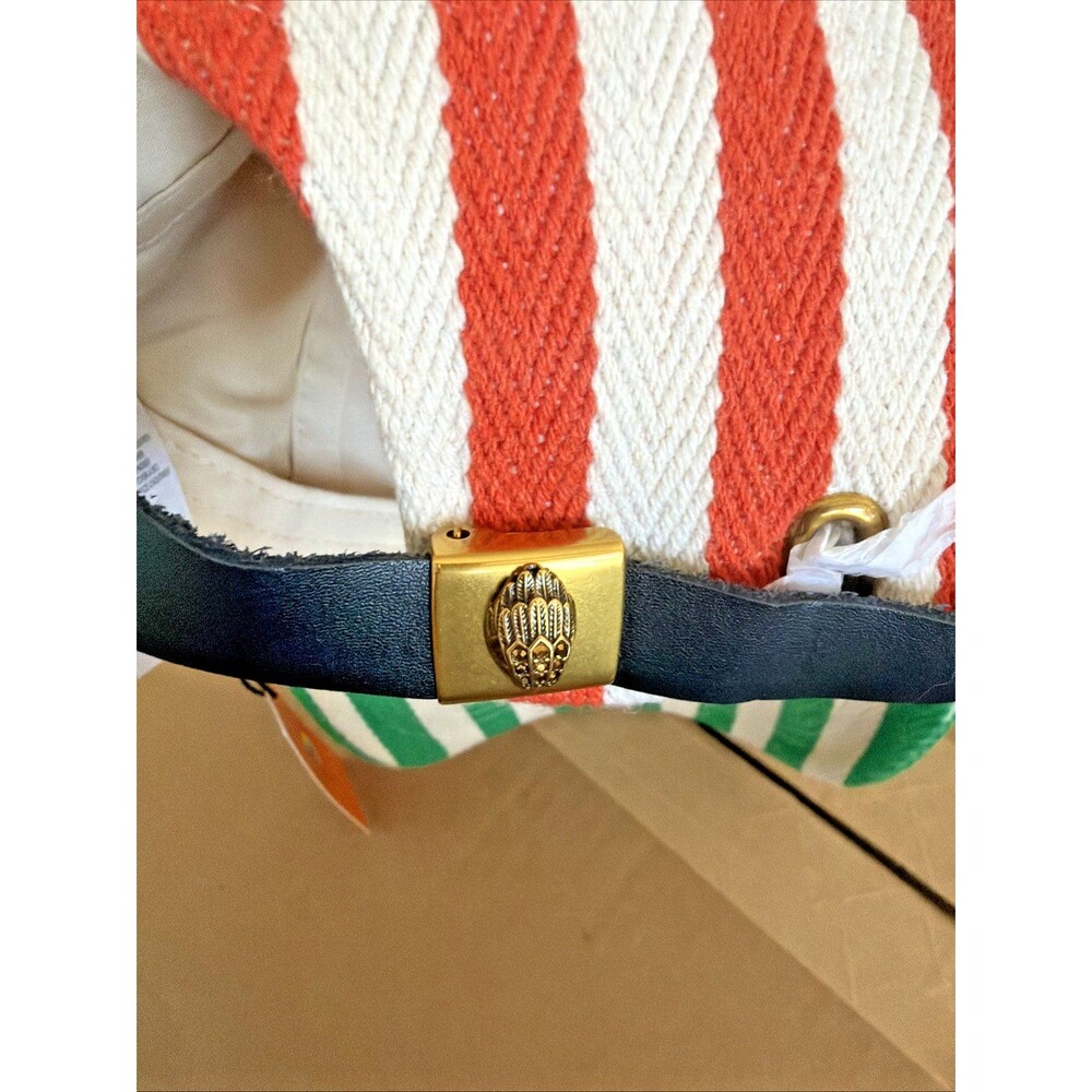 Kurt Geiger London Women's Mixed Stripes Southbank Baseball Cap Rainbow One Size - Picture 7 of 11